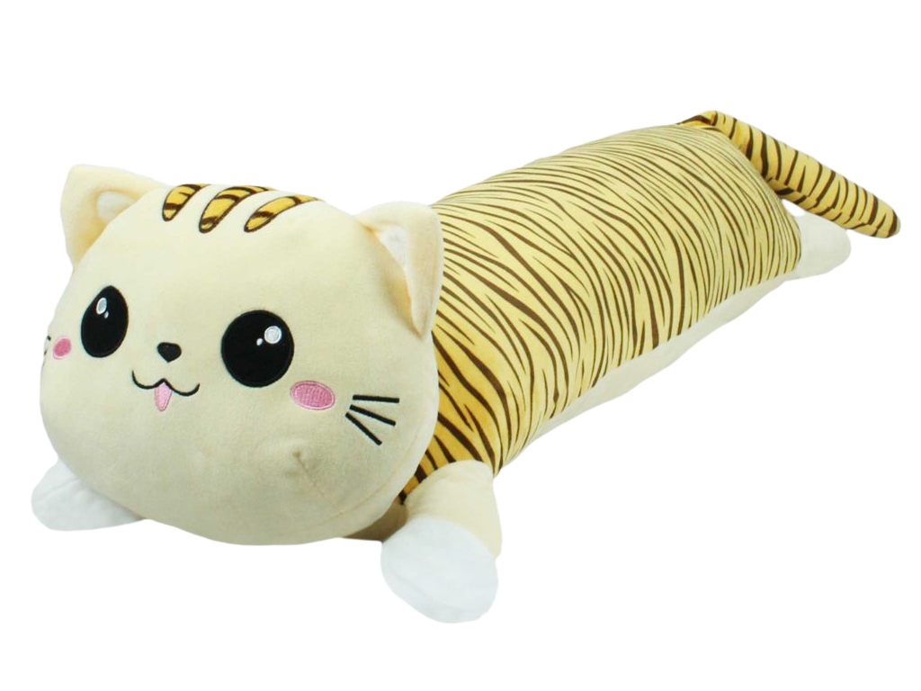 Мягкая игрушка обнимашка Кот батон, 75 см, для объятий, Копица