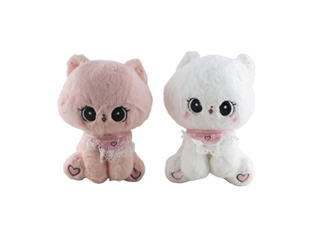 Мягкая игрушка Кот Кнопка, Размер 23x15x11см, Копиця
