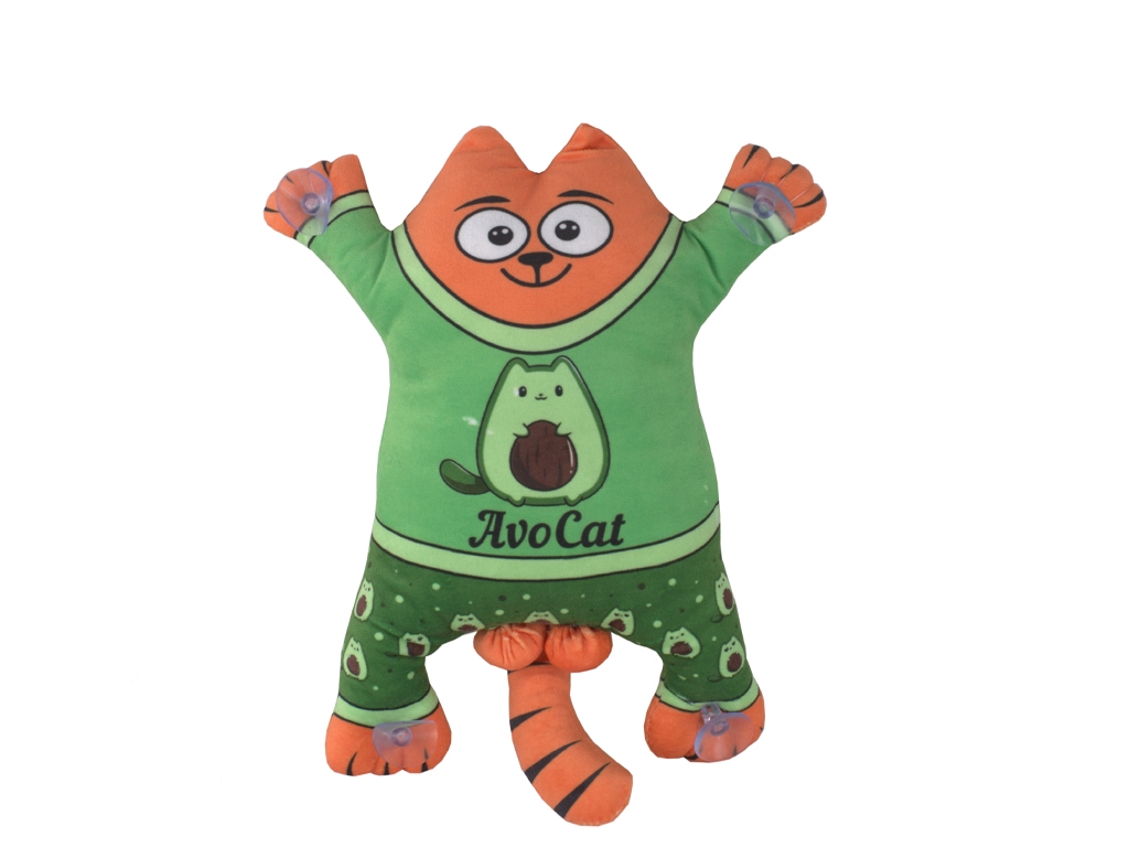 Мягкая игрушка Котик print 34x26x7см, Копиця
