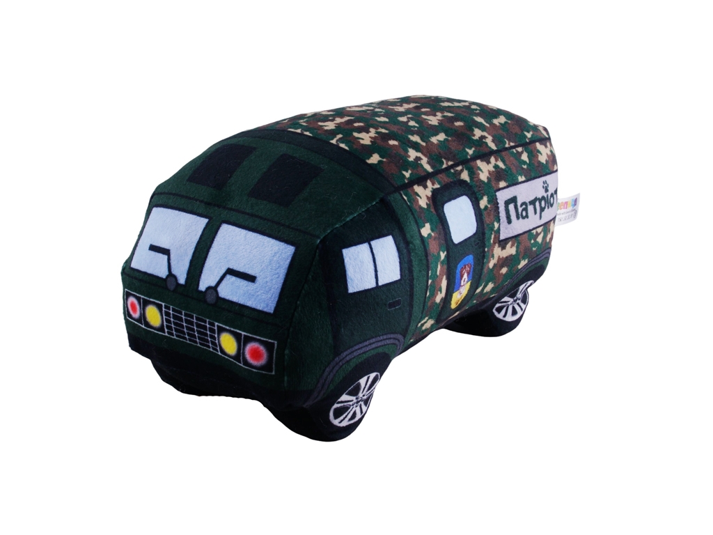 Мягкая игрушка Военный грузовик 15x15x29см, Копиця