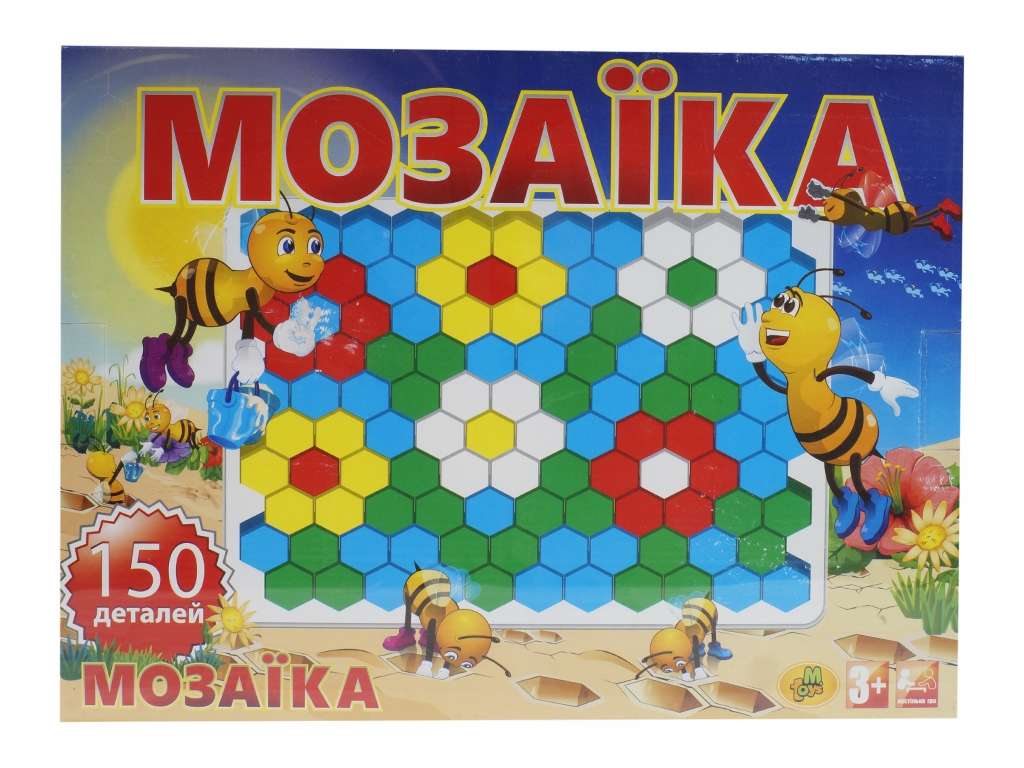 Мозаика Пчелка. M.Toys M0001. 120 деталей