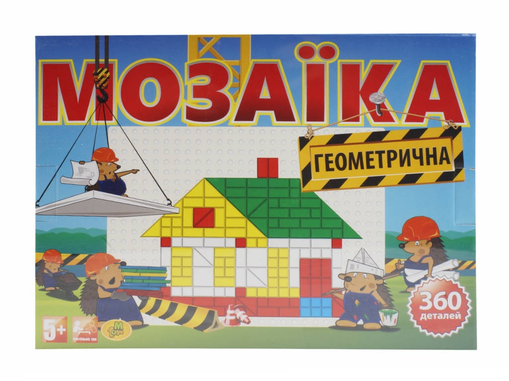 Мозаика Геометрическая. M.Toys M0002. 360 деталей