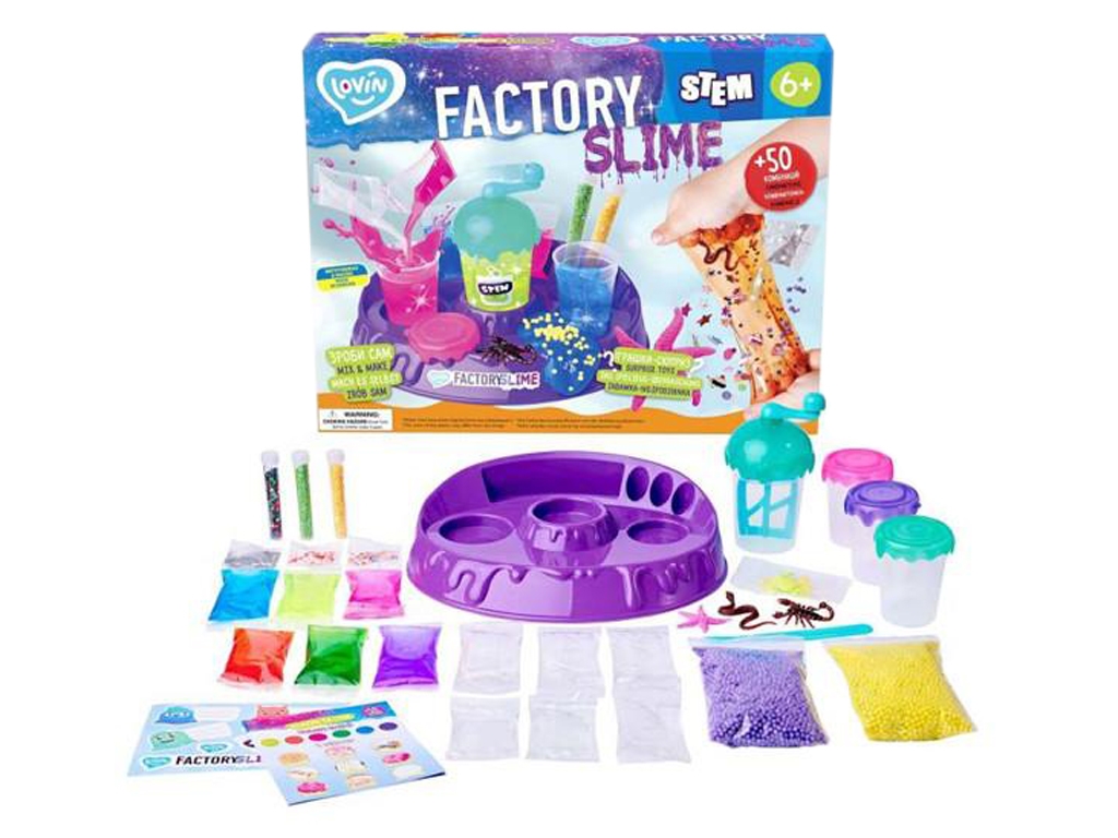 Набор для экспериментов Slime Factory. TM LOVIN'DO 80155