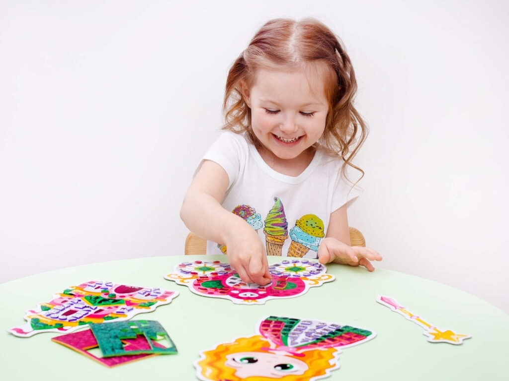 Набір для творчості, Блискуча мозаїка, Принцеса, Vladi Toys