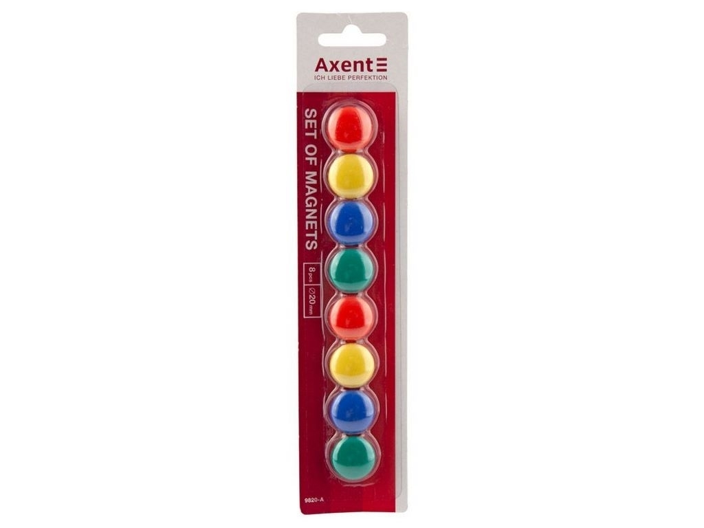 Набор магнитов 20 мм. 8 шт. Axent 9820-A