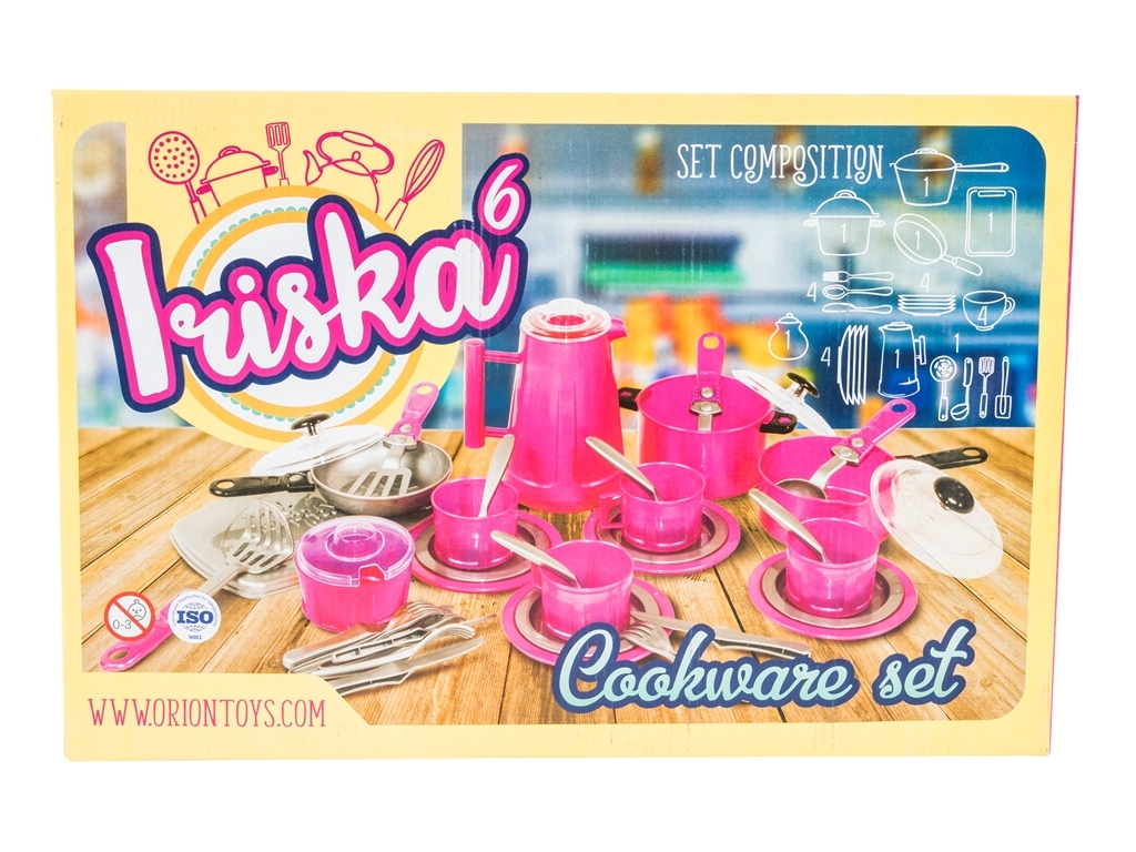 Набор посуды Ириска №6, 32 предметов в коробке, ORION