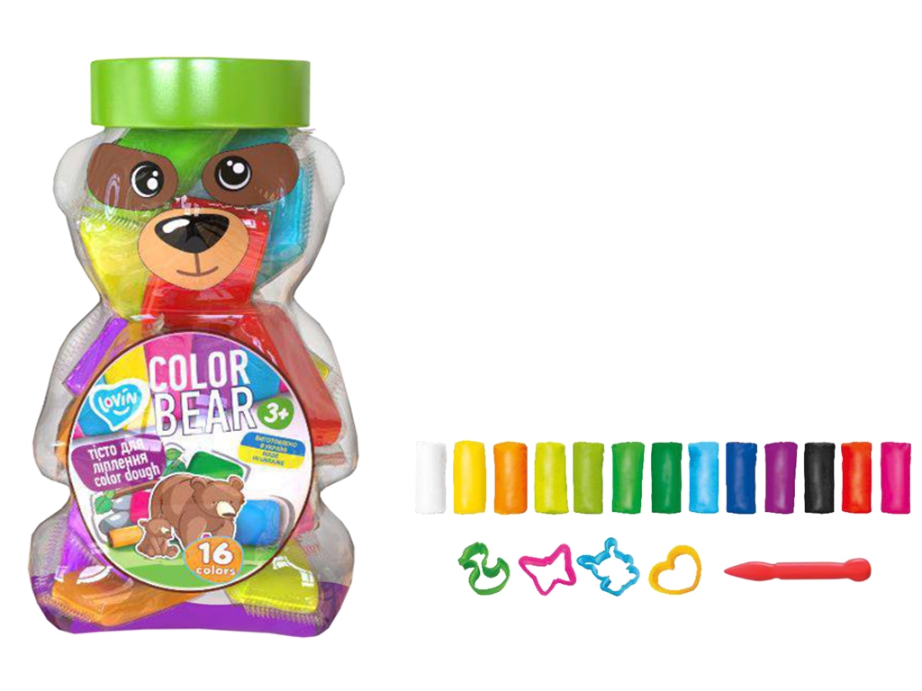 Набор теста для лепки Color Bear. ТМ LOVIN'DO 41185