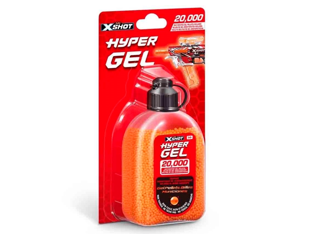 Набор из 20 000 гелевых патронов X-SHOT Hyper Gel. Zuru 36625R