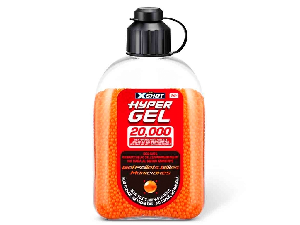Набор из 20 000 гелевых патронов X-SHOT Hyper Gel. Zuru 36625R