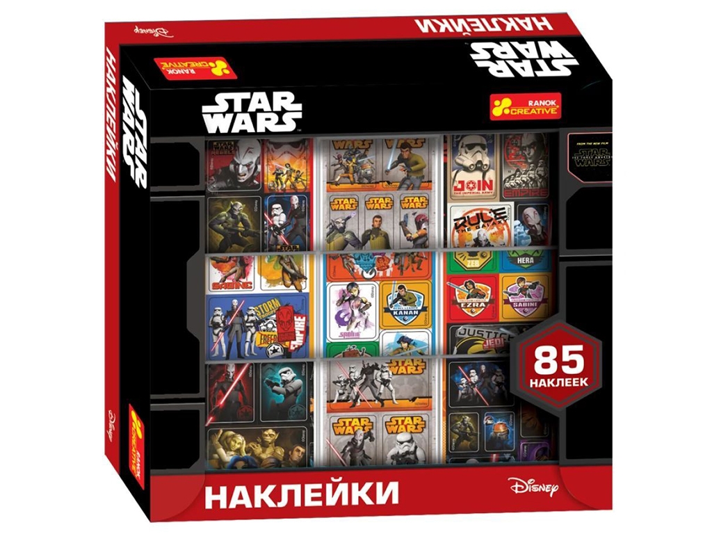 Наклейки в коробке Star Wars. Disney. Ranok Creative 13163003Р