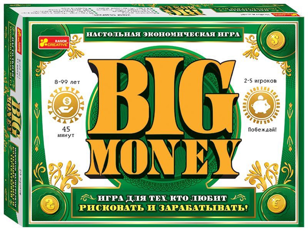 Настольная экономичная игра Big Money. Ranok Creative 13120114Р