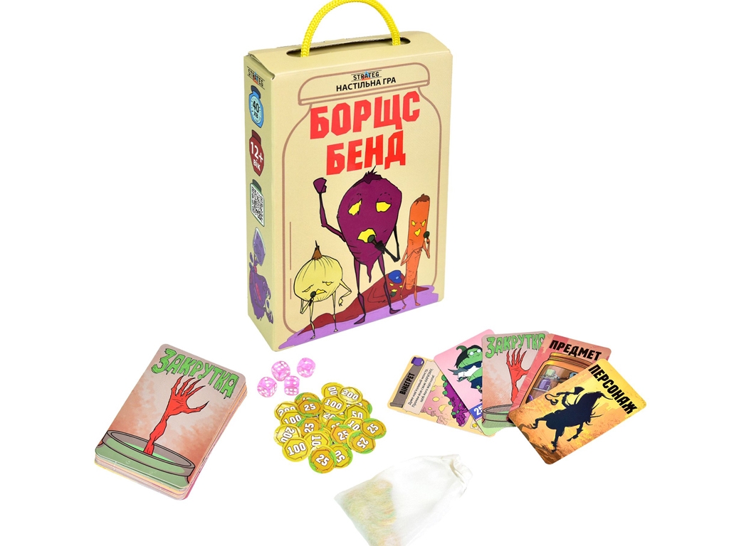 Настольная игра "Борщ Бенд", 12+, Strateg