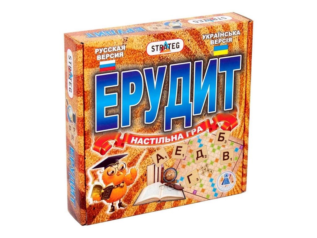 Настольная игра Эрудит. Strateg 870