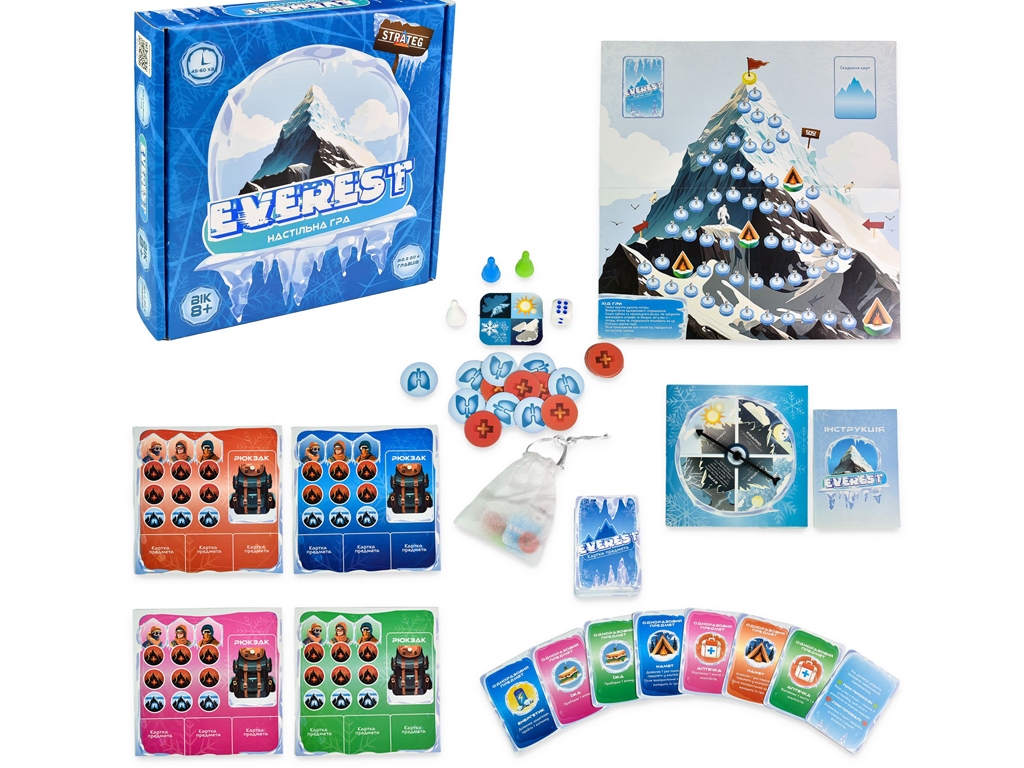 Настільна гра "Everest", 8+, Strateg