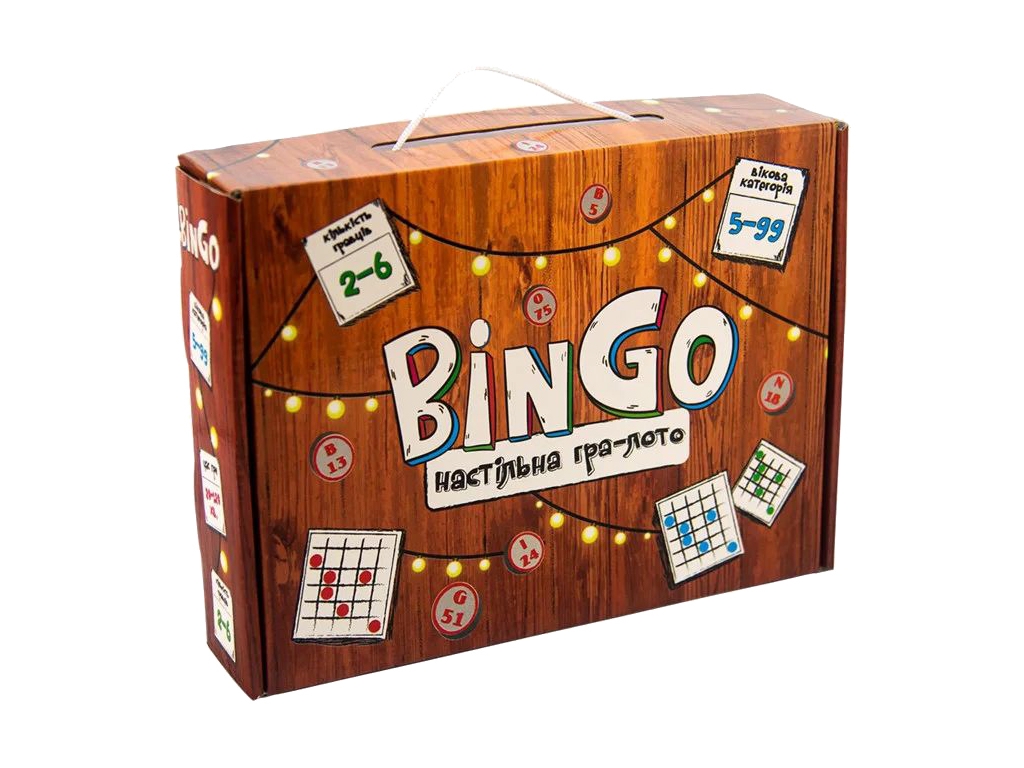 Настільна гра-Лото BinGo, Strateg 30757