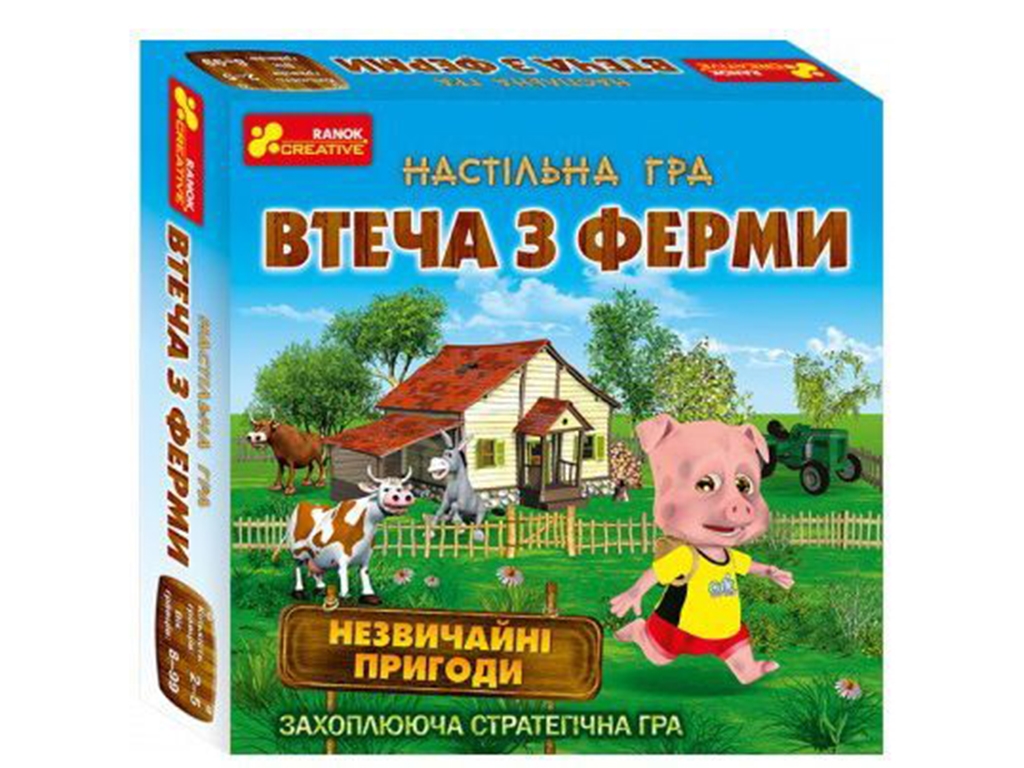 Настольная игра, Побег из фермы, Ranok Creative