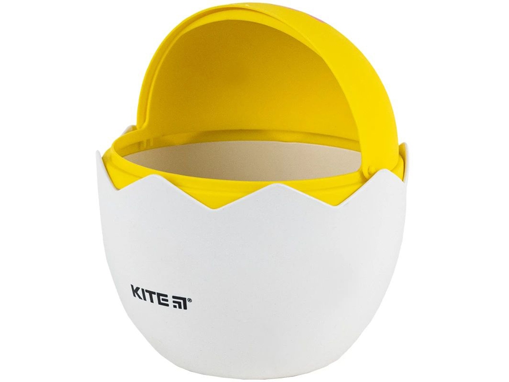 Настільний контейнер для сміття жовтий, Kite