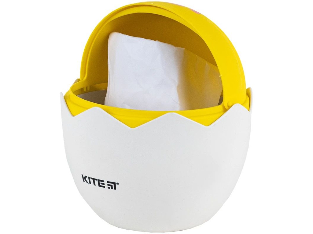 Настільний контейнер для сміття жовтий, Kite