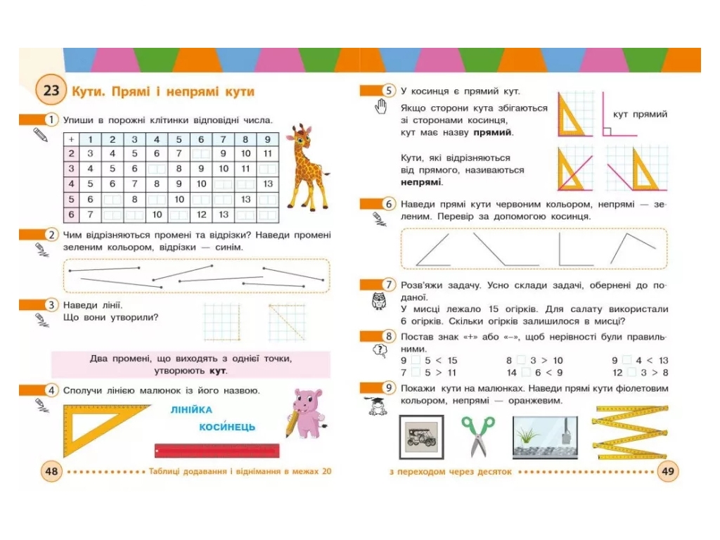 Посібник "Математика", 2 клас НУШ частина 1, М. Богданович, А. Назаренко, Основа