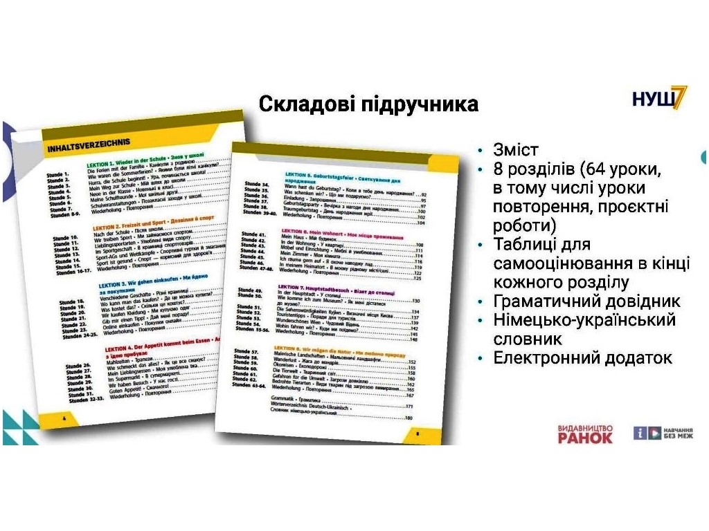 Учебник "Немецкий язык 7 класс Halli Hallo! + аудиосопровождение", С. Сотникова, Г. Гоголева, Ранок