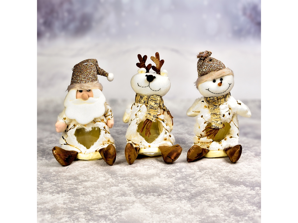 Новогодний мешок для подарков Santa&Co 12х22см, R30923