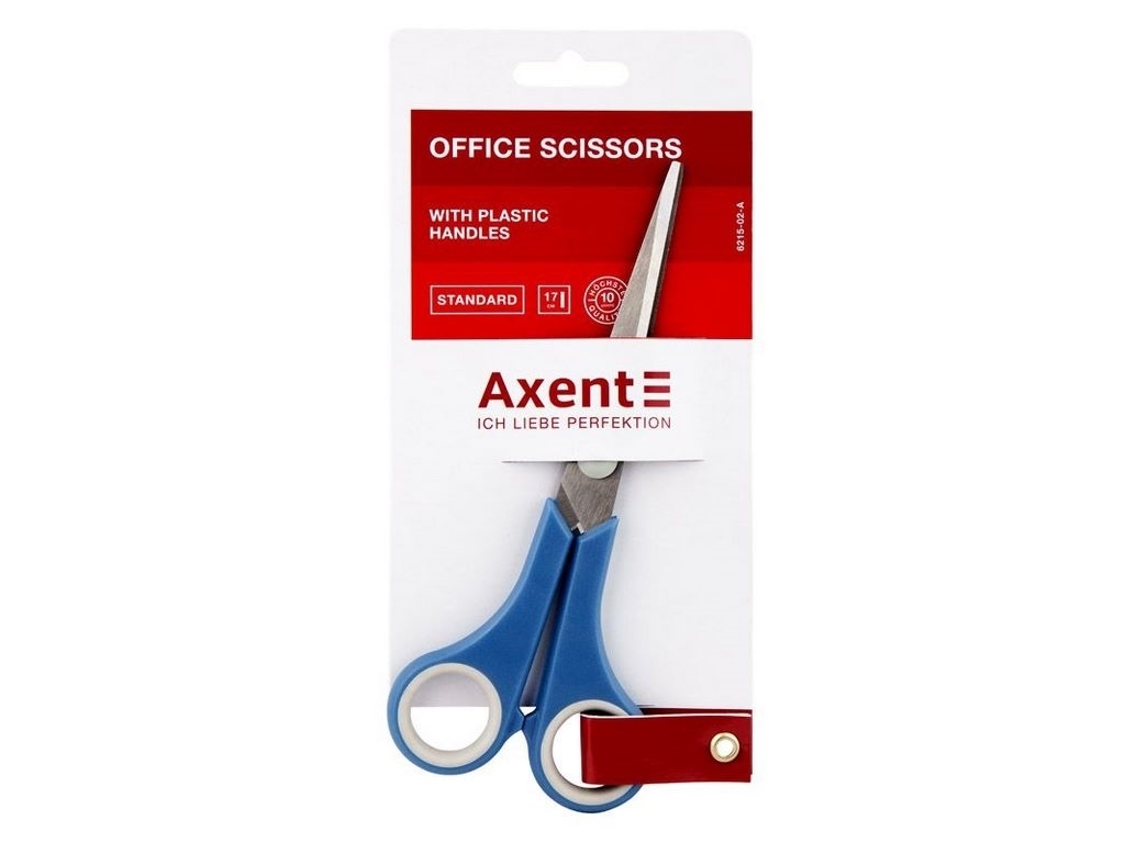 Ножиці сині Standard 17 см. Axent 6215-02-A