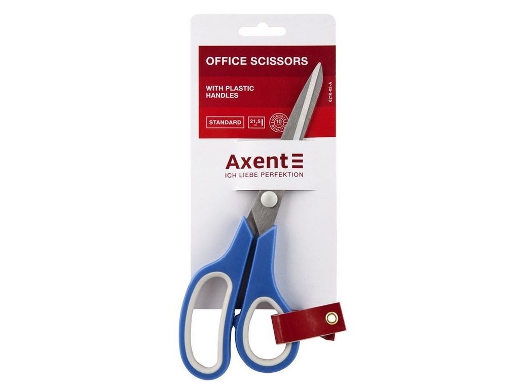Ножиці сині Standard 21,5 см. Axent 6216-02-A
