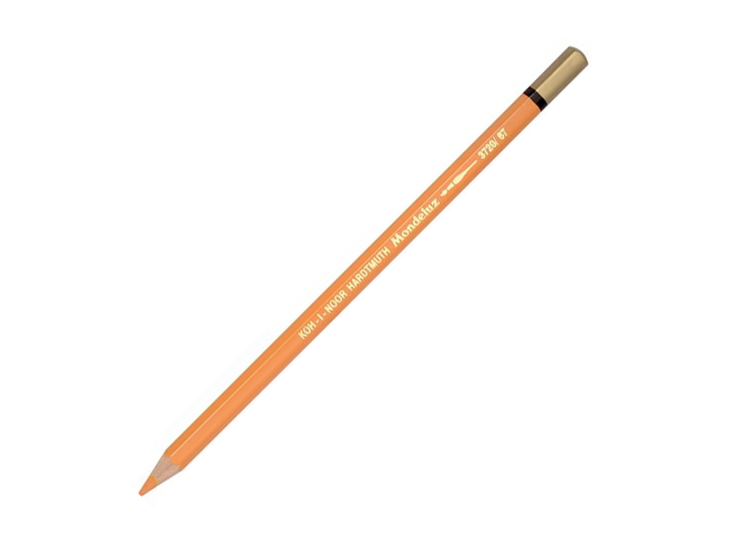 Карандаш акварельный MONDELUZ yellowish orange. Koh-i-Noor 3720/67