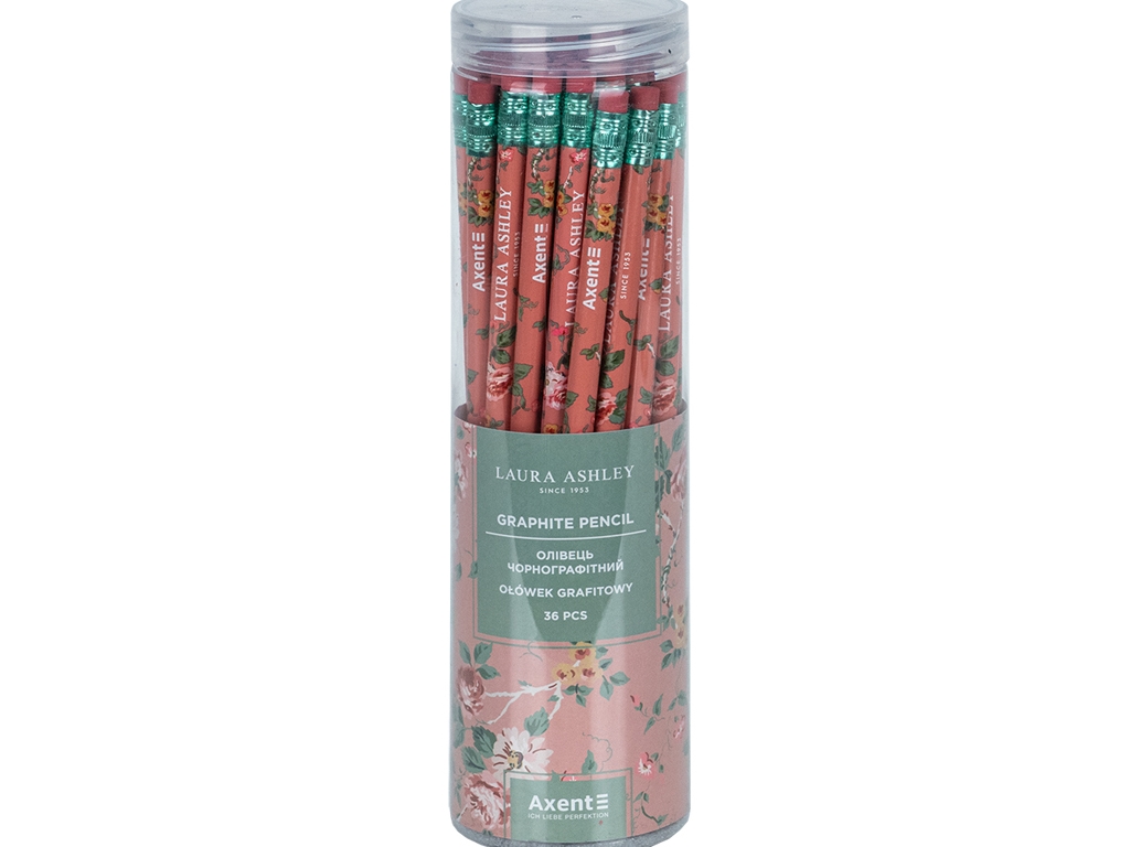 Карандаш графитный Laura Ashley Charming HB. Axent 9009/36-21-A