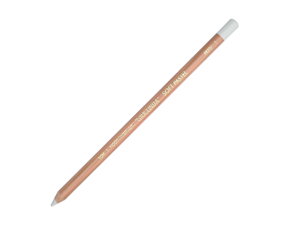 Карандаш-пастель для деталей GIOCONDA Titanium White, тонкая прорисовка, Koh-i-Noor