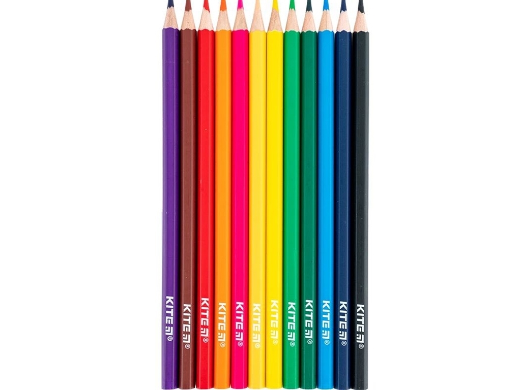 Карандаши цветные Classic 12 шт, Kite