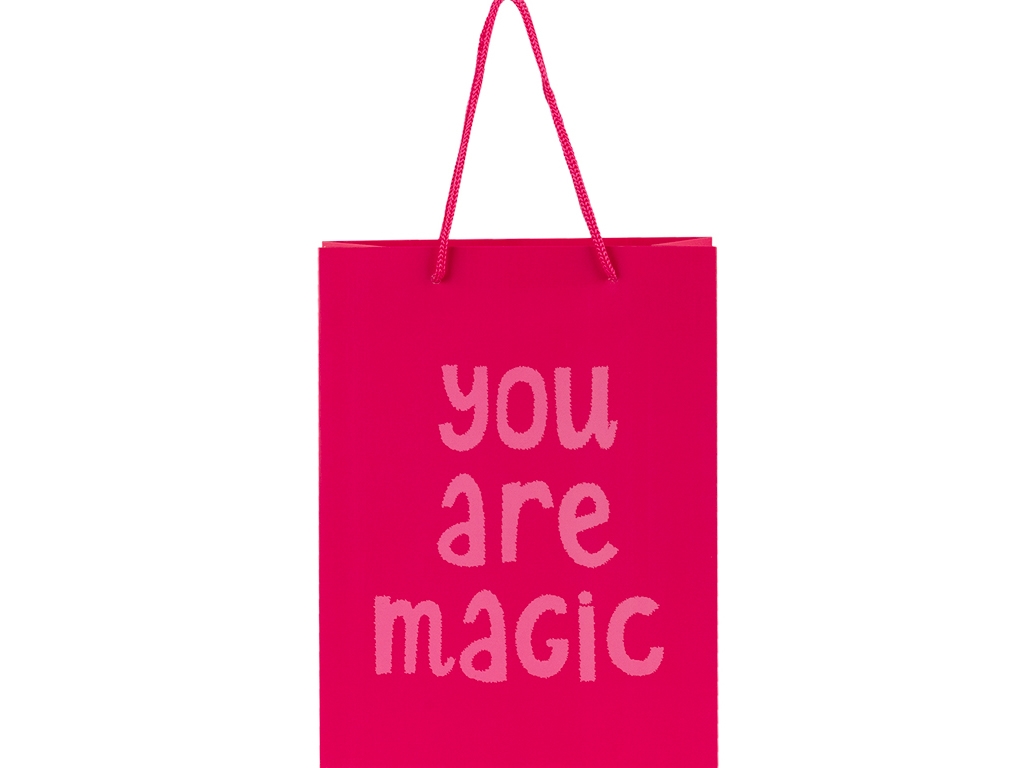 Пакет паперовий подарунковий 18х24см. You are magic. Axent 8501-28-A