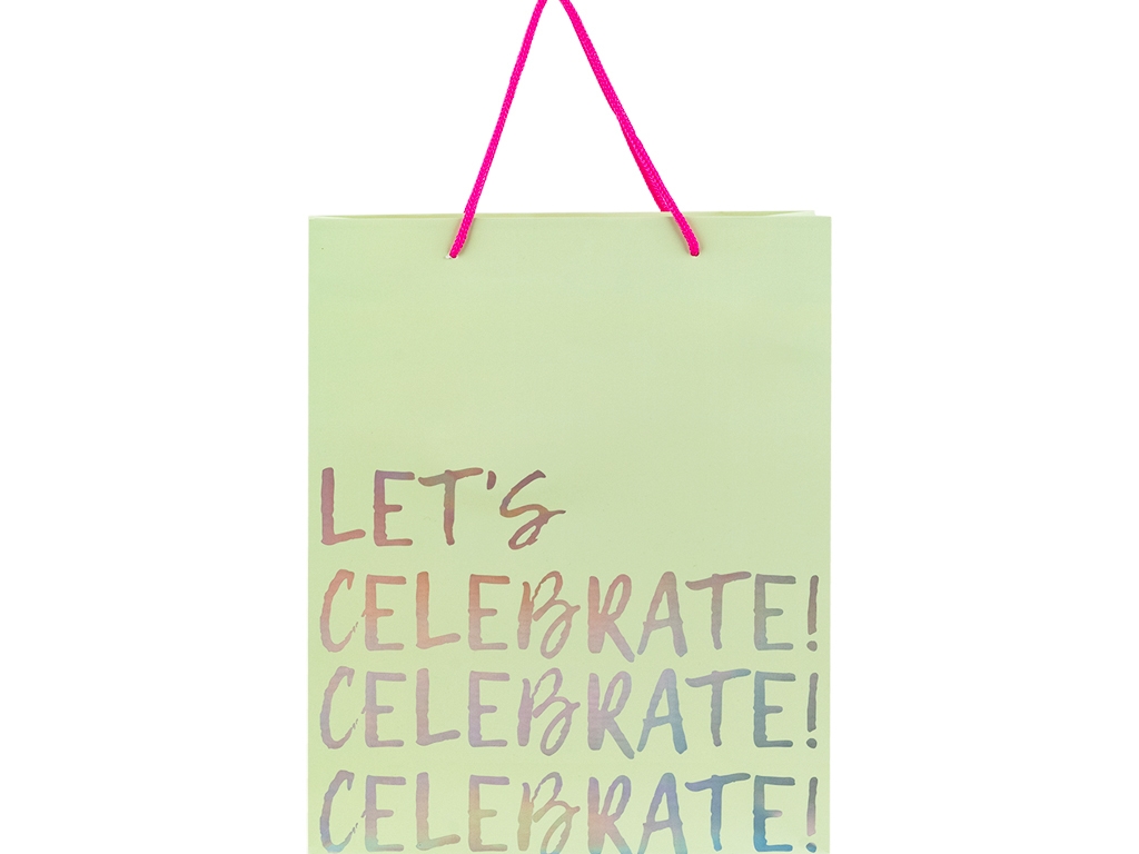 Пакет паперовий подарунковий 26х32см. Let's celebrate. Axent 8502-26-A