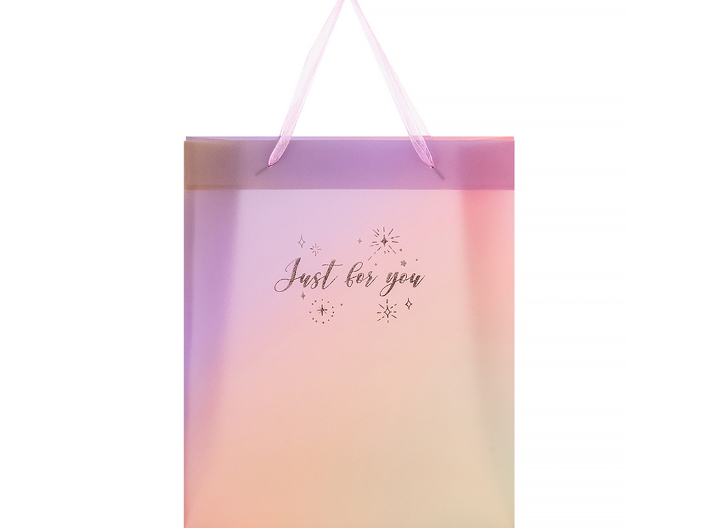Пакет пластиковий подарунковий 32х27см. Just for you-3. Axent 8504-39-A