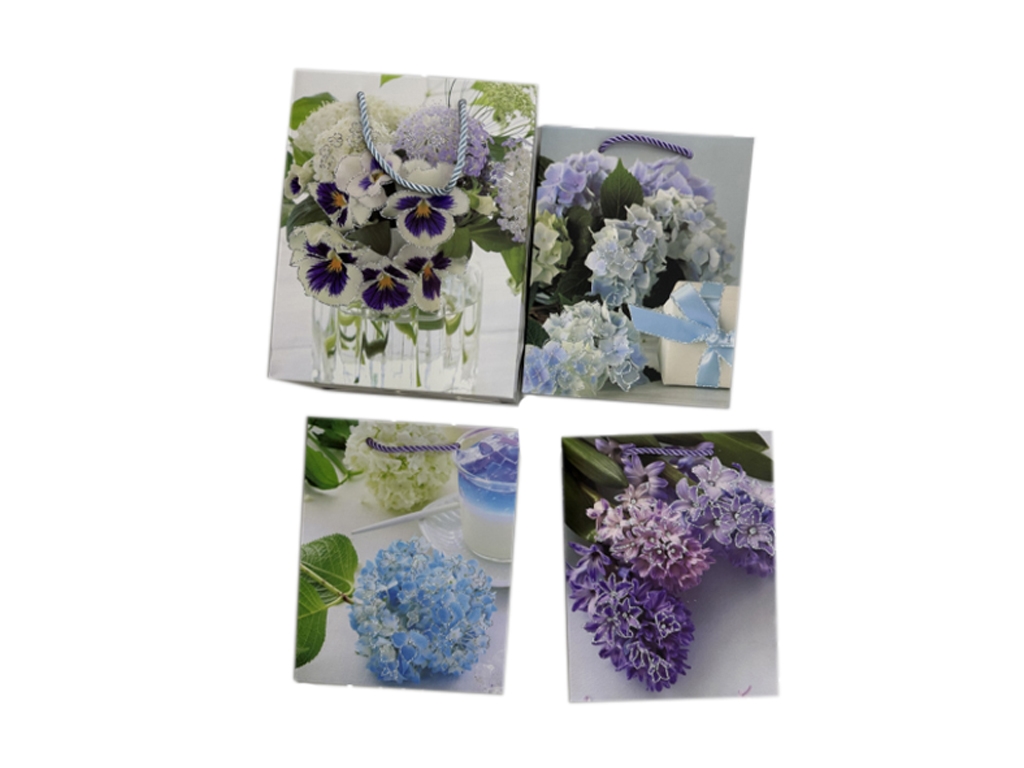 Пакет подарунковий паперовий S Flowers 18х23х10см, WW02815-S