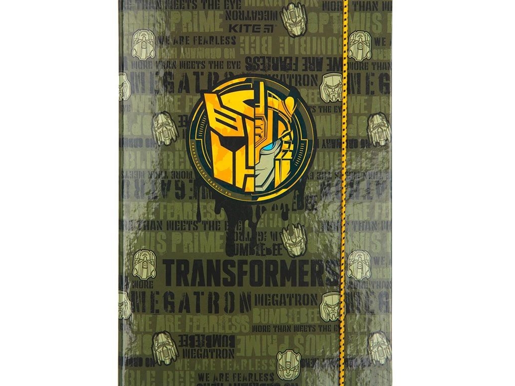 Папка для зошитів В5 на гумці Transformers, Kite