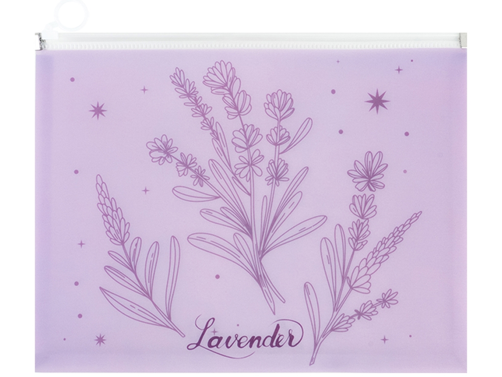 Папка на блискавці zip-lock А4+ Lavender-2. Axent 1497-37-A