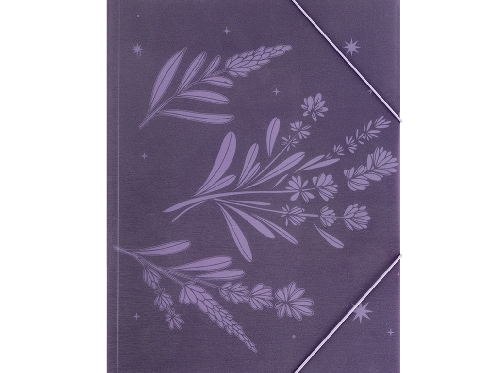 Папка на гумках А4+ Lavender-1. Axent 1509-36-A