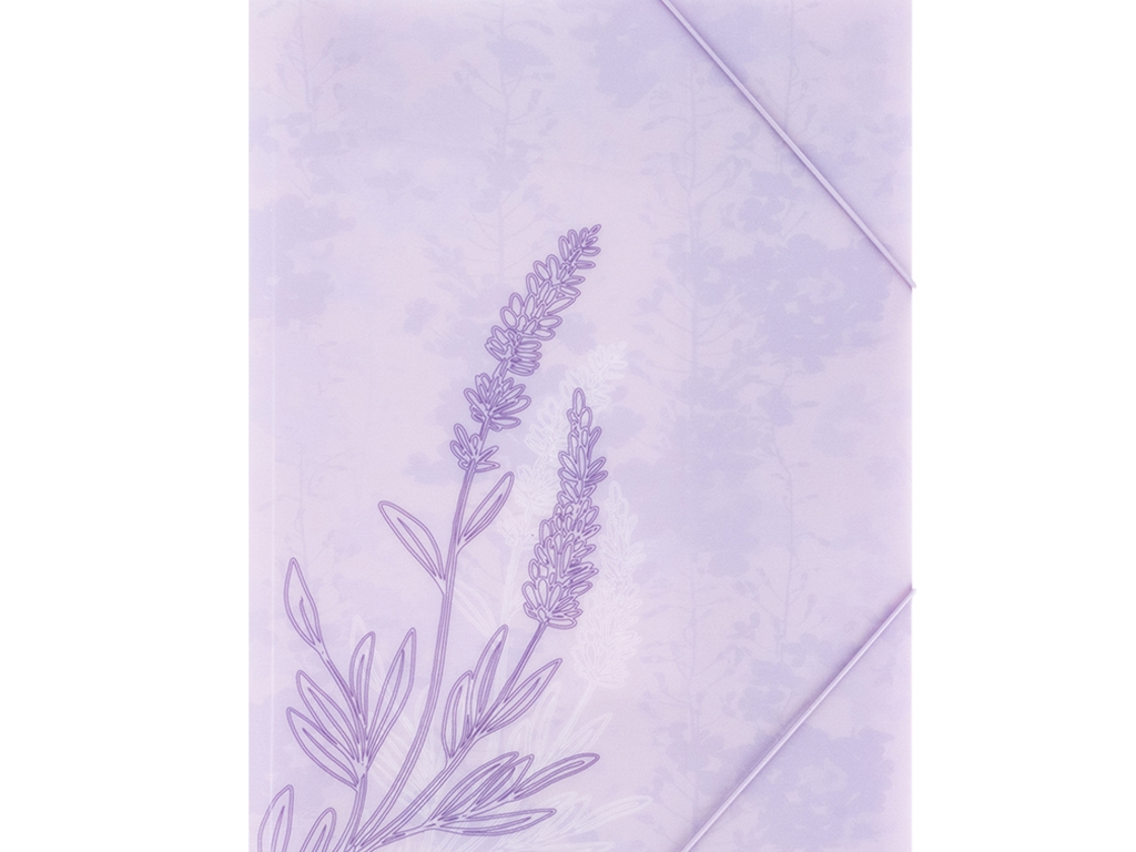 Папка на резинках А4+ Lavender-2. Axent 1509-37-A