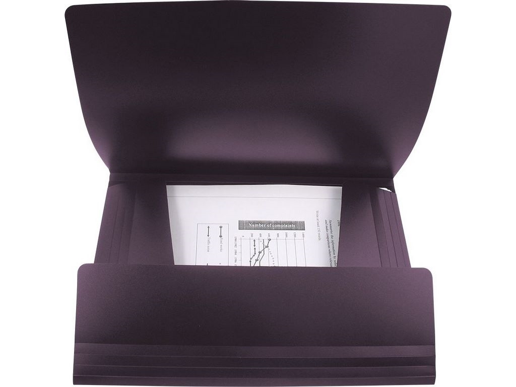 Папка на гумках А4 сливова. Axent 1508-11-A