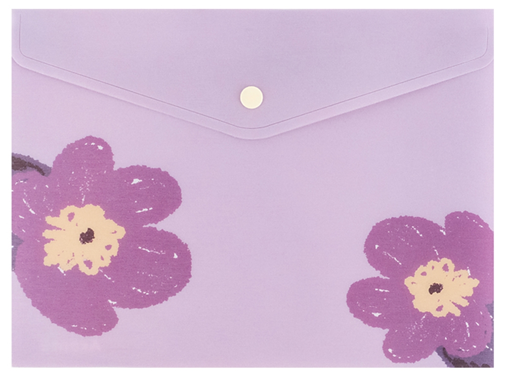 Папка на кнопці А5+ Lavender-4. Axent 1496-39-A
