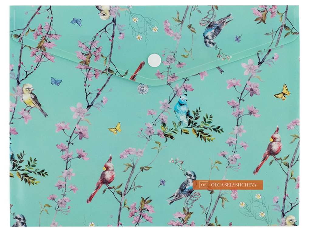 Папка на кнопке A5+ OS Spring. Axent 1496-33-A