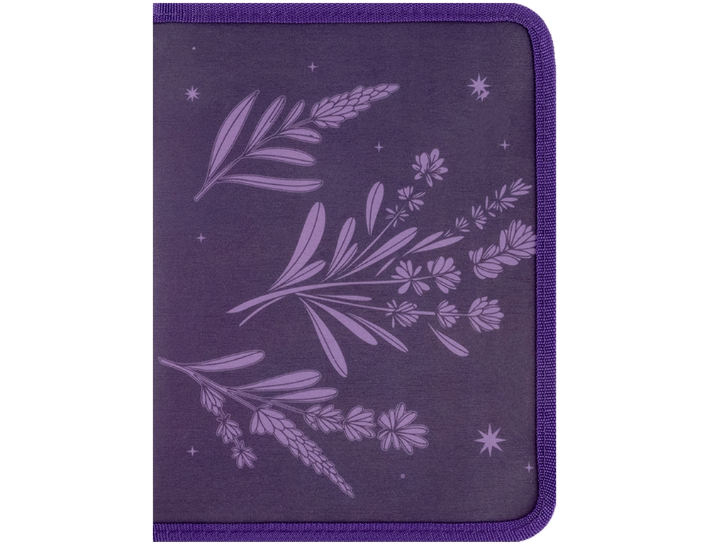 Папка об'ємна на блискавці А5+ Lavender-1. Axent 1805-36-A