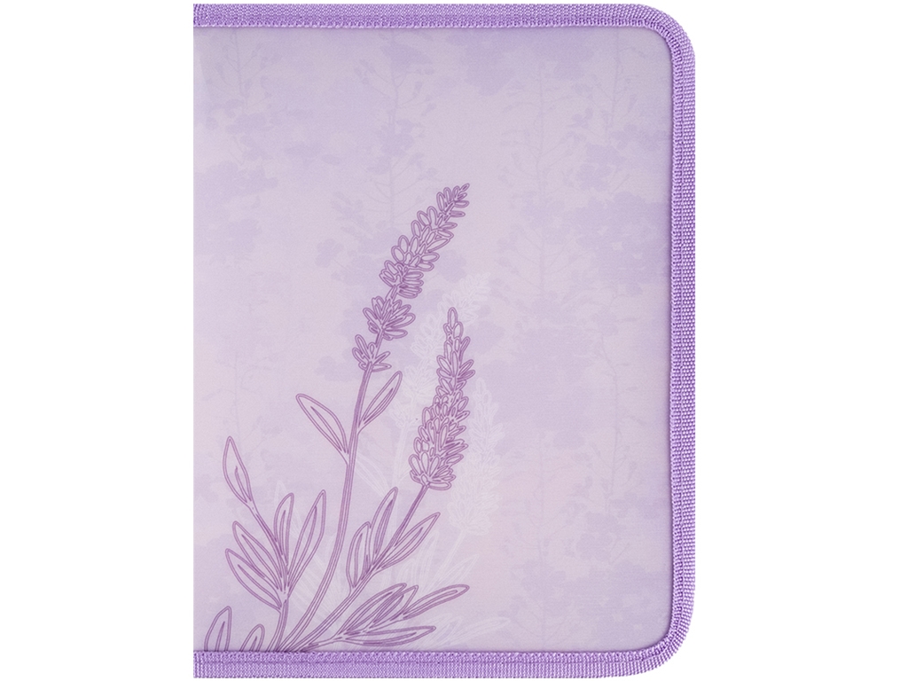 Папка об'ємна на блискавці А5+ Lavender-2. Axent 1805-37-A