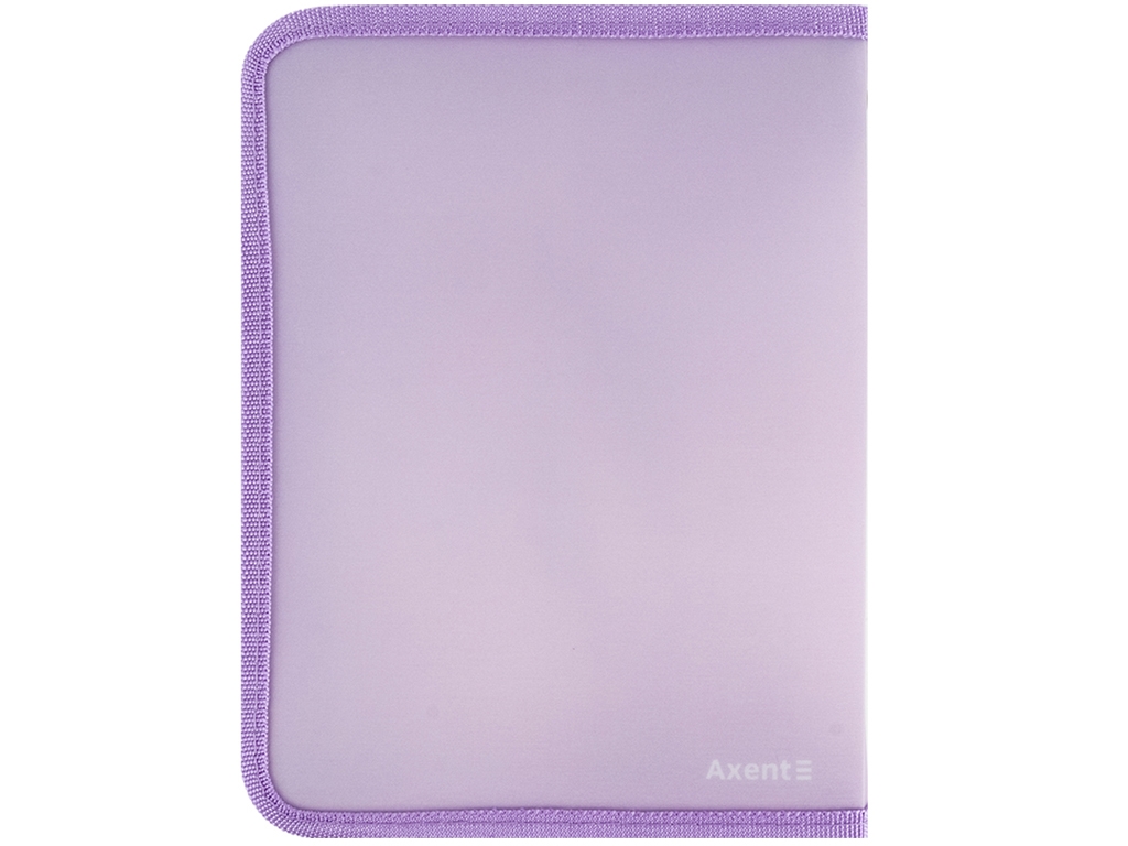 Папка об'ємна на блискавці А5+ Lavender-2. Axent 1805-37-A