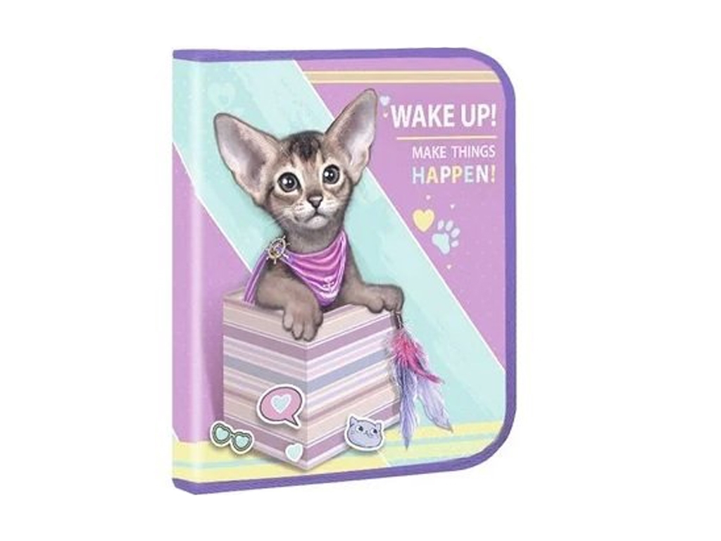 Папка В5 для тетрадей картонная Kitty Cat,14015