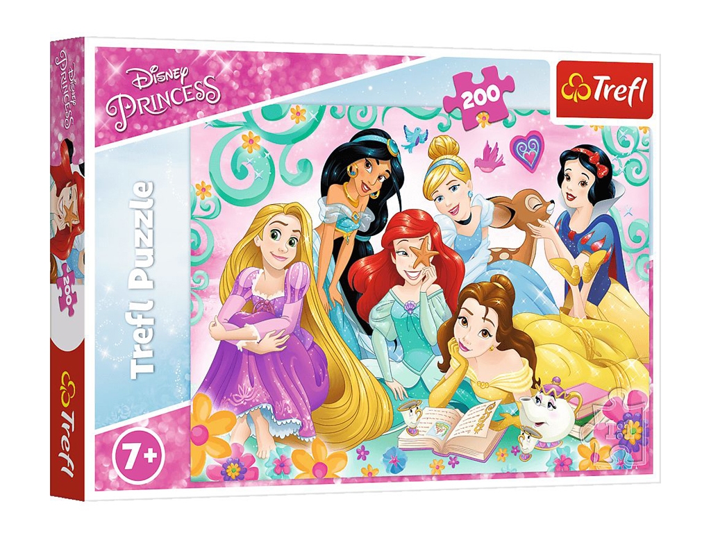 Пазл Trefl Princess Счастливый мир принцесс, 200 деталей