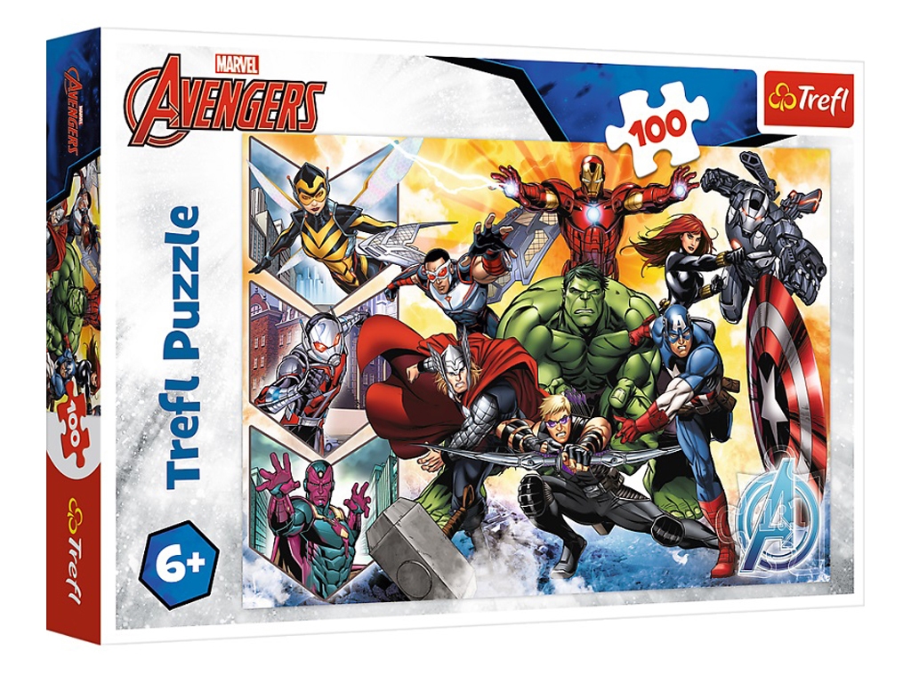 Пазл Trefl Avengers Сила Мстителей, 100 деталей