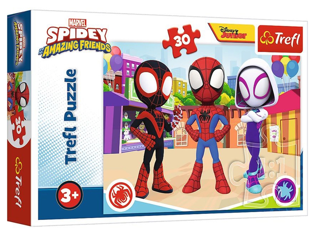 Пазл Trefl Spidey and Friends Приключения Паучка и друзей, 30 деталей