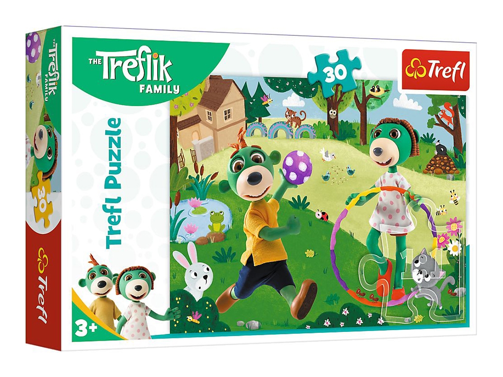 Пазл Trefl The Treflik Family Активный день, 30 деталей
